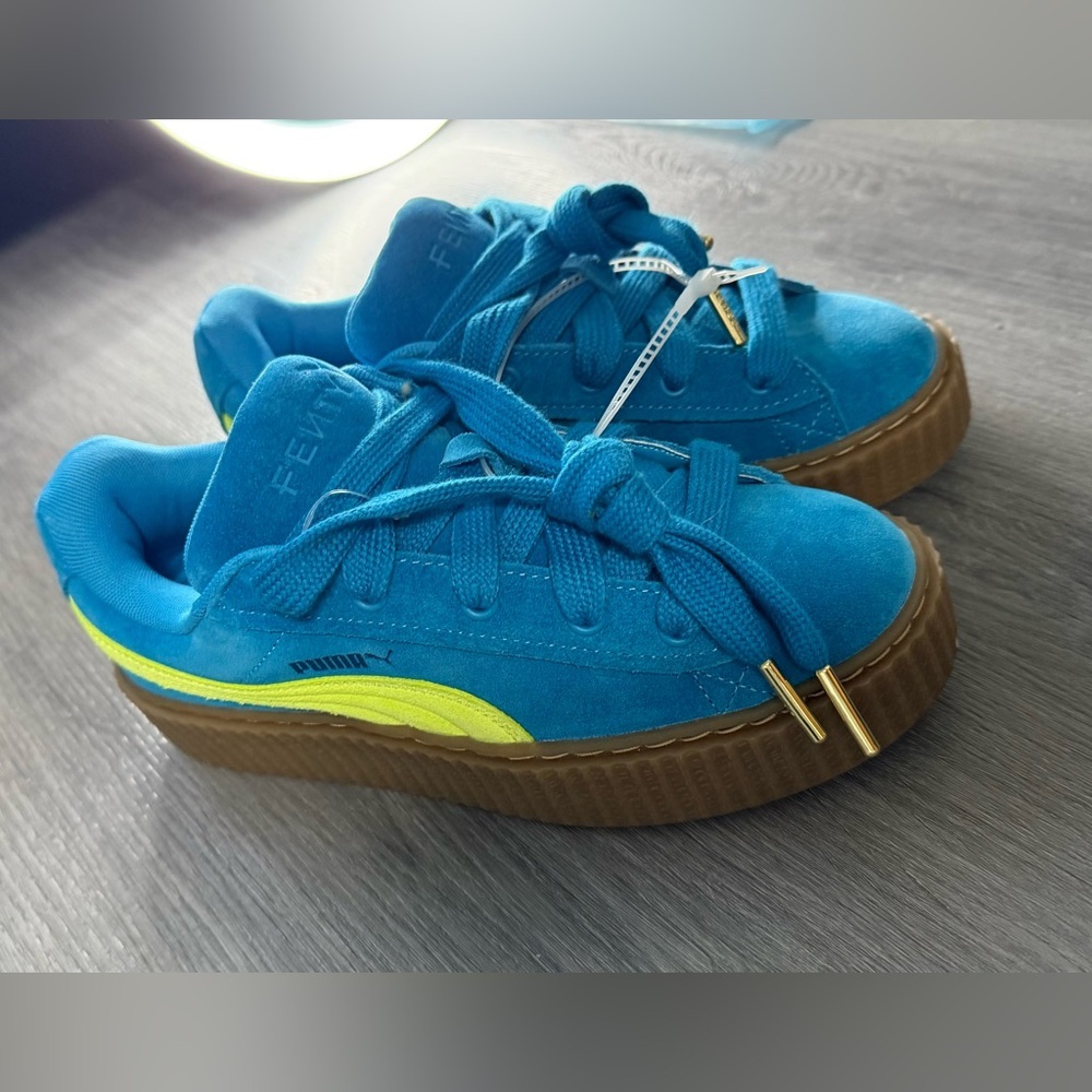 PUMA x FENTY Creeper Phatty - Blue/Lime woman size 7